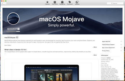 Updating Mac